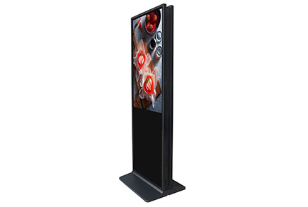 Floor standing Dual-sided Digital Display